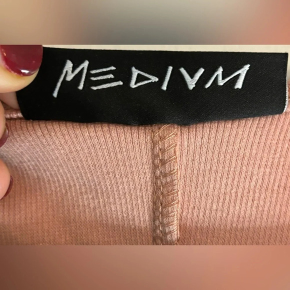 NWT Civil Regime No Tomorrow Dress Womens Dusty Rose Racerback Maxi Bodycon Med - Picture 7 of 9